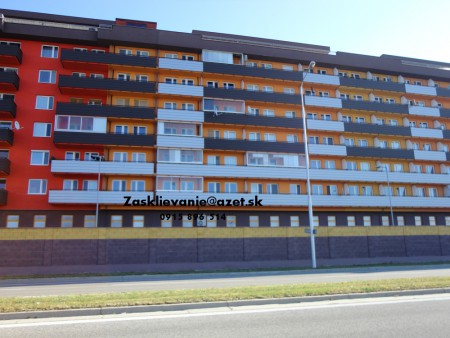 Bratislava - Petržalka, bezrámový zasúvací systém THERMALUX